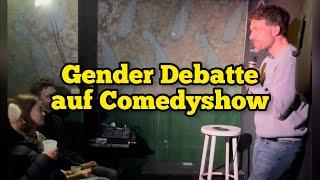 Gender Debatte auf Comedyshow! Woke Warrior mischt sich in Show ein!