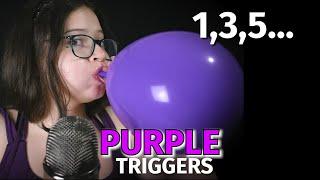 ASMR | PURPLE TRIGGERS in 2 MINUTES  | VIVI ASMR