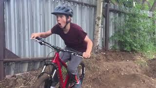 Building and riding a dirt jump