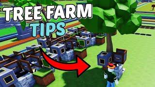 How To Make The BEST Tree Wood Farm In Block Tycoon ROBLOX!