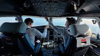 AIRBUS 321 NEO Epic Landing London Stansted Airport RWY04 | Cockpit View | Airline Pilot Life