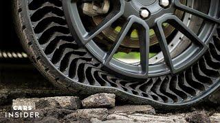 Why Cars Don't Have Airless Tires Yet