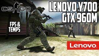 Lenovo Ideapad Y700 Gaming Laptop - CS:GO Max Settings (FPS & Temps) @ 60FPS