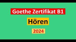 Goethe Zertifikat B1 Hören Modelltest mit Antworten am Ende || Vid - 243