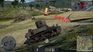 War Thunder Gameplay: 9 Kills (1 Air Craft), 4 Assist