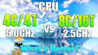 More Cores or More GHz Which is Better?