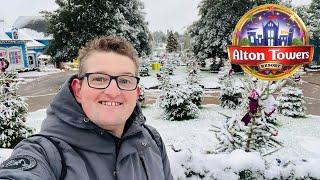 Alton Towers SNOW DAY! Our First Visit Of 2025!