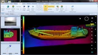 Real time 3D Echoscope ® imaging sonar survey of the GB Church ship wreck