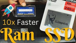 How to Disassemble and upgrade Ram, SSD, drive laptop easy Lenovo G580 series | Upgrade Ram and SSD