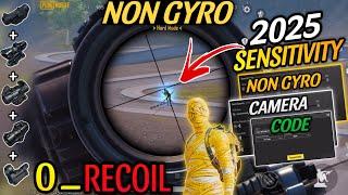 Non Gyro No Recoil sensitivity  | Best NON GYRO SENSITIVITY SETTINGS BGMI / PUBG || copy & used 