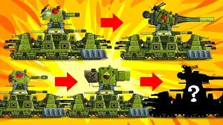 Evolution of the KV-44 from the Weakest to the Strongest - Evolution of Hybrids Cartoons about tanks