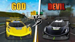 GOD  VS DEVIL  || Extreme Car Driving Simulator