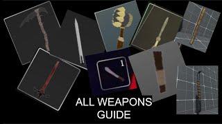 All Weapons Guide - Da Backrooms Roblox