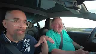 Sam Test Drive the Tesla Model 3 part 1