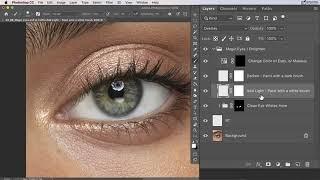 Beauty Retouch v3 3  Magic Eyes Script for Retouching Eyes360P Retouche magic d'oeil sur photoshop