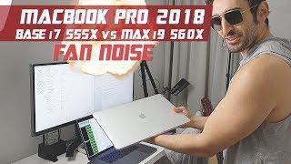 MacBook Pro Fan Noise Review | i7-8750H 555X vs i9-8950HK 560X