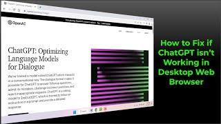How to Fix ChatGPT isn’t Working in Google Chrome on Desktop