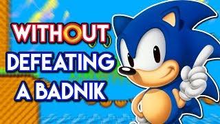 Can You Beat Sonic the Hedgehog (8-Bit) WITHOUT Defeating a Badnik?