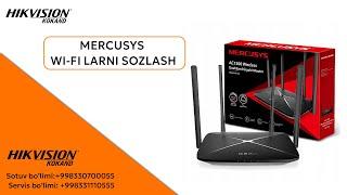 Mercusys WiFi larni sozlash / WiFi ni ko'rinmas qilish va parolni almashtirish