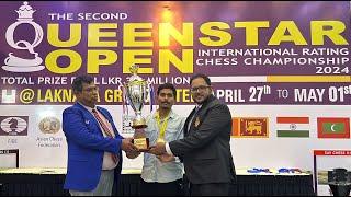 6th Seed Nikhil M wins the Second Queenstar International Open 2024