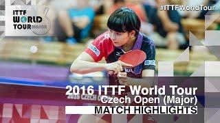 2016 Czech Open Highlights: Maki Shiomi vs Honoka Hashimoto (1/2)