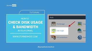 How to check the disk usage of a directory and Bandwidth Usage of your domain in your cPanel