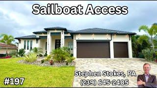 Sailboat Access New Construction | YACHT CLUB CAPE CORAL, FL #197