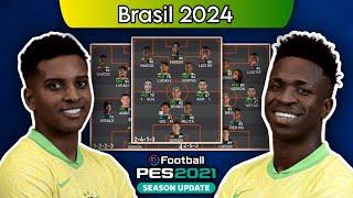 THREE ATTACKING FORMATIONS to PLAY with the BRAZILIAN NATIONAL TEAM in PES 2021