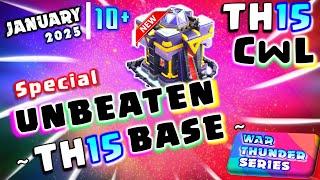 WAR THUNDER! TOWN HALL 15 BEST WAR BASE LINK ! TH15 BEST WAR BASE ! TH15 LEGEND BASE 2025