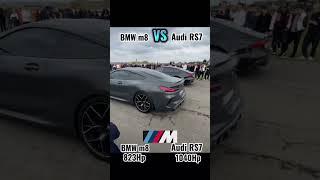 BMW M8 VS AUDI RS7 #car