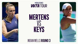 Elise Mertens vs. Madison Keys  | 2025 Indian Wells Round 3 | WTA Match Highlights