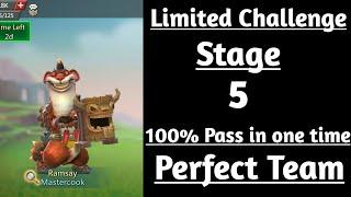 Lords Mobile Limited Challenge Crazy Chef Stage 5|Mastercook Limited Challenge Stage 5