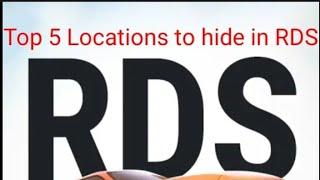 TOP 5 LOCATIONS SECRET LOCATION TO HIDE IN RDS GAME