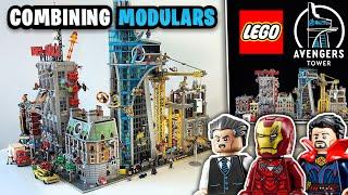 Combining The Avengers Tower With Marvel Buildings & Other LEGO Modulars