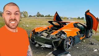 I BOUGHT A WRECKED MCLAREN THAT CRASHED 4 TIMES