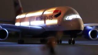 Day at the airport (A380, 757) - Stop Motion Animation short video