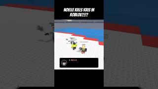 Kris and Noelle in Roblox #deltarune