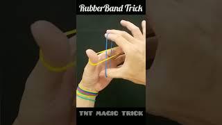 BEST Magic. Tutorial Rubber Band Trick (24). #magic #magictricks #shorts #rubberbandtricks #tutorial