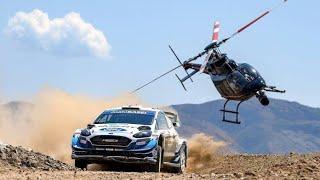 Helicopter almost hit a Safari rally racing car | dangerous moments in WRC 2021 in Kenya