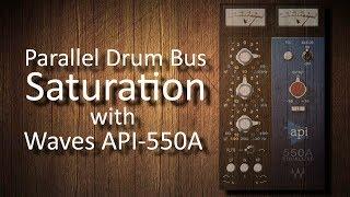 Parallel drum bus saturation with Waves API-550