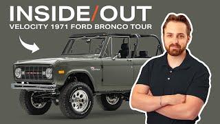 Vintage Ford Bronco | Velocity Restorations 1971 Aventurine Green Ford Bronco