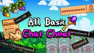 All basic code Chat Cheat Android or PC - Stardew Valley 1.6