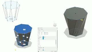 Fusion 360 Polygon Lampshade using Loft - The easy way!