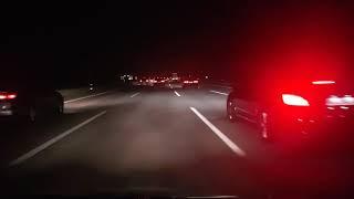 White noise on the highway at night when my parents are driving - ASMR