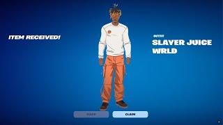 How To Get juice wrld Skin in fortnite Now (Free Slayer juice wrld skin)