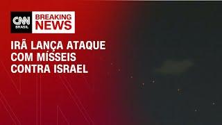 Irã lança ataque com mísseis contra Israel | BASTIDORES CNN