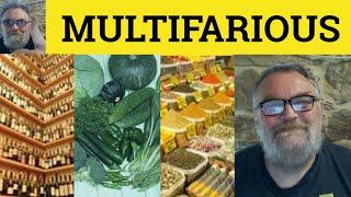  Multifarious Meaning - Multifarious Examples - Multifarious Defined - GRE Vocabulary- Multifarious