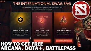 How to Get Dota 2 Free ARCANA and Free Battlepass and Free DotaPlus