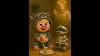 Gift-Wrapped the Cake... and the Raccoon?! 