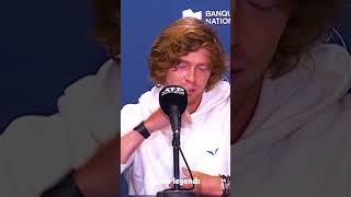 Andrey Rublev FUNNY MOMENT at Press Conference - Montreal 2024